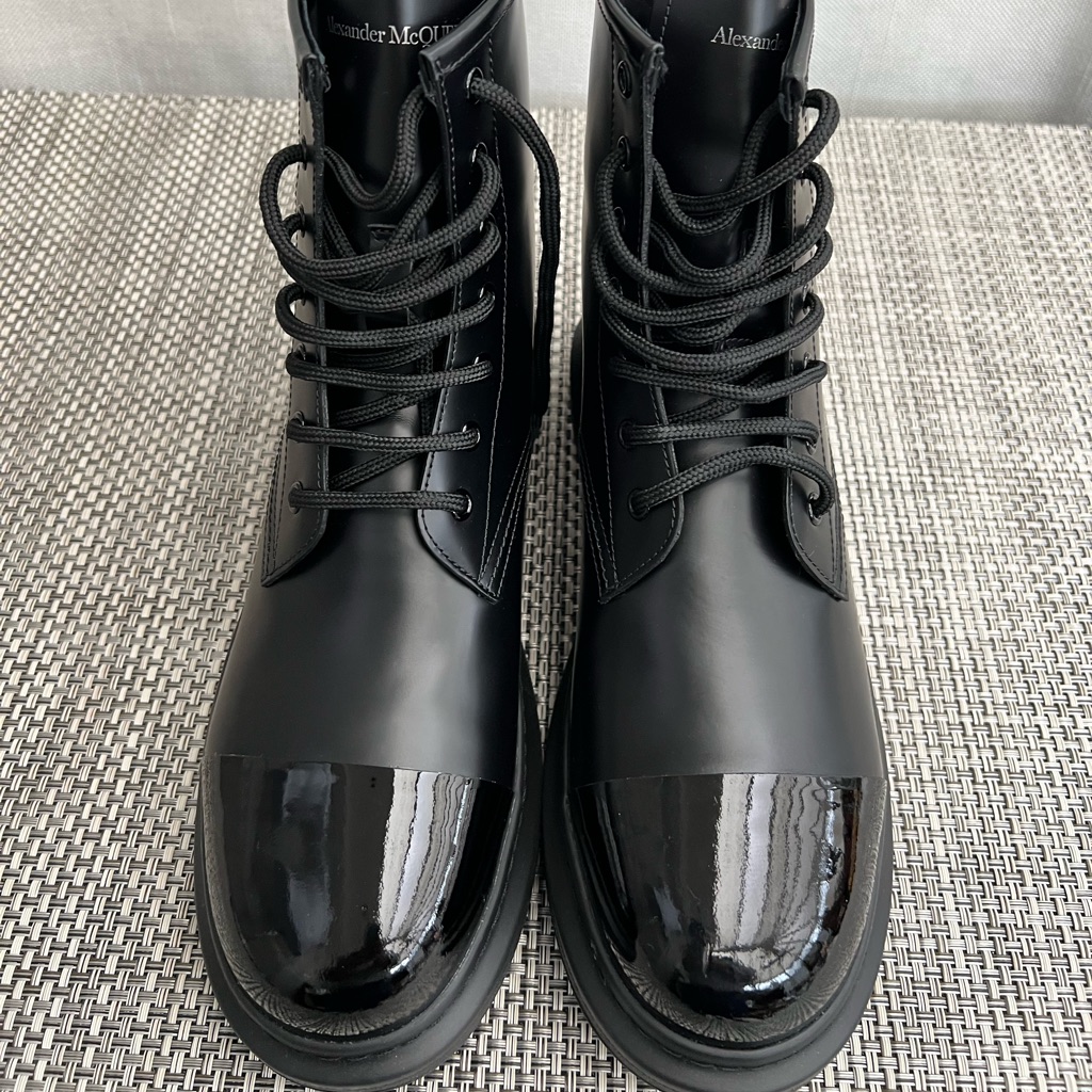 New Men’s Awesome “Alexander Mcqueen” Black Boots